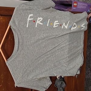Friends Grey Crop top